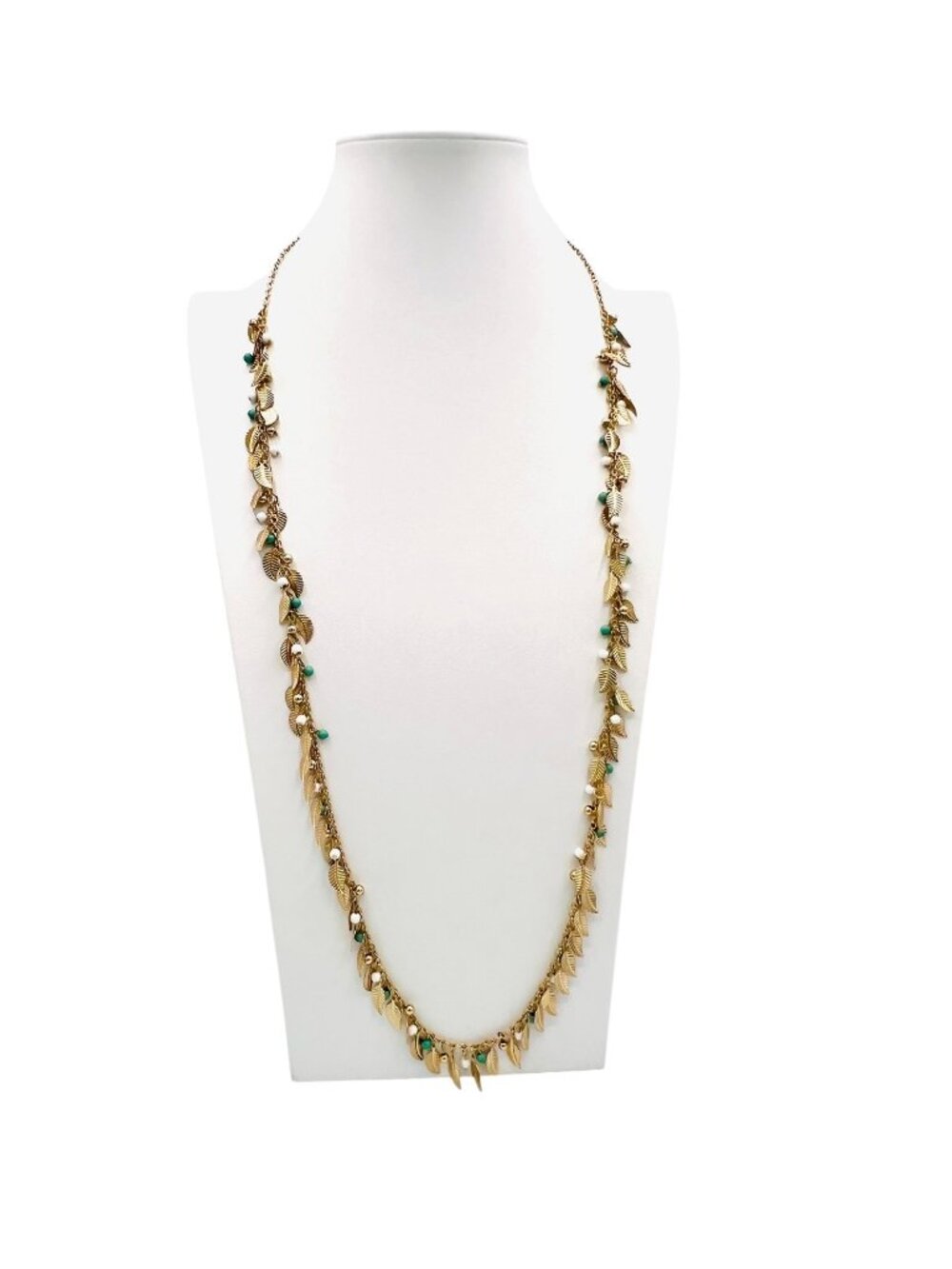 Shut Eye TV Show Jewelry Wardrobe Gold Tone Leaf Necklace Hollywood / COA